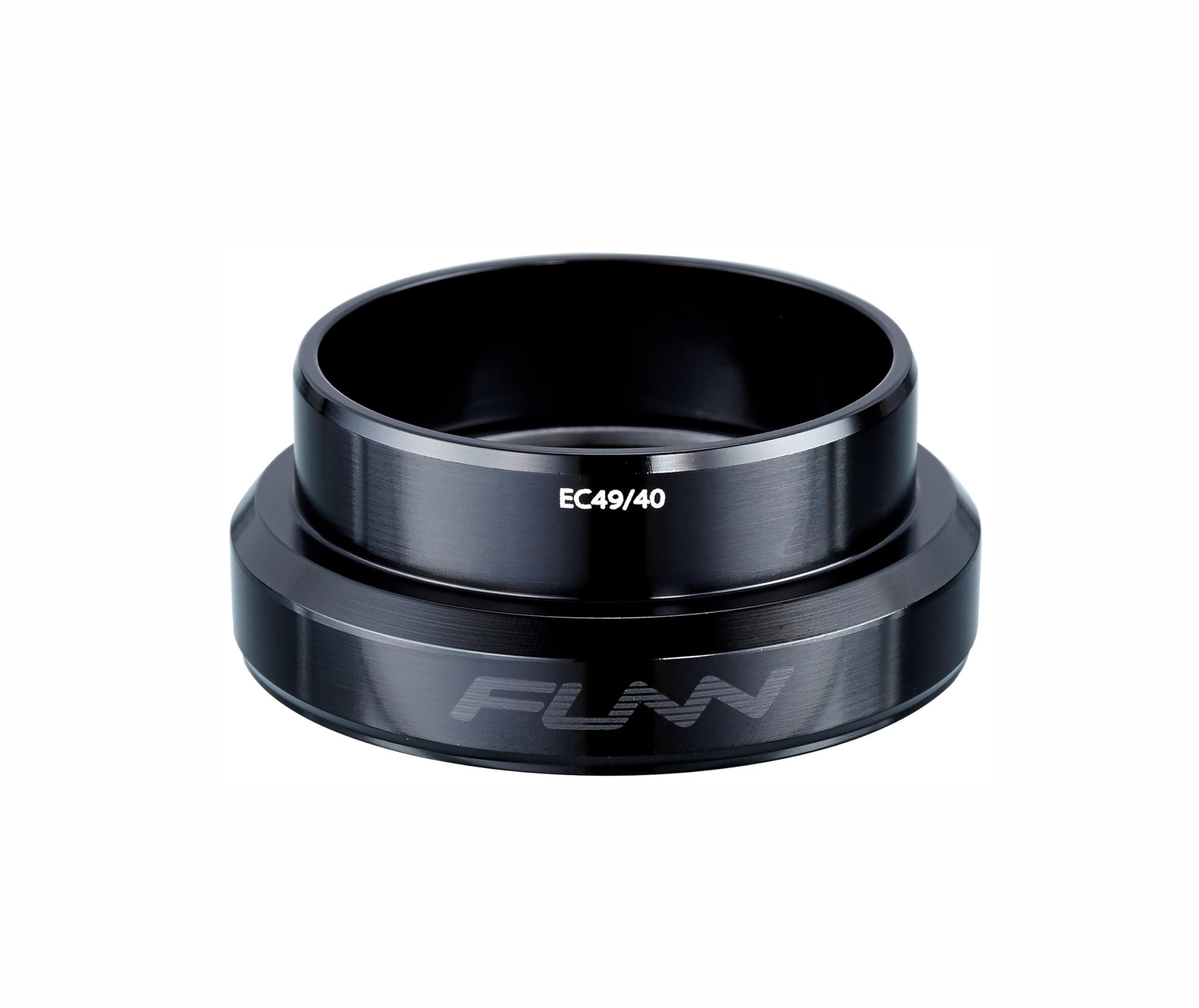 Funn Descend Lower Headset EC49/40, External Cup Angular Contact Bearing Lower Headset, Durable and Lightweight Alloy Headset for Mountain Bike, BMX
