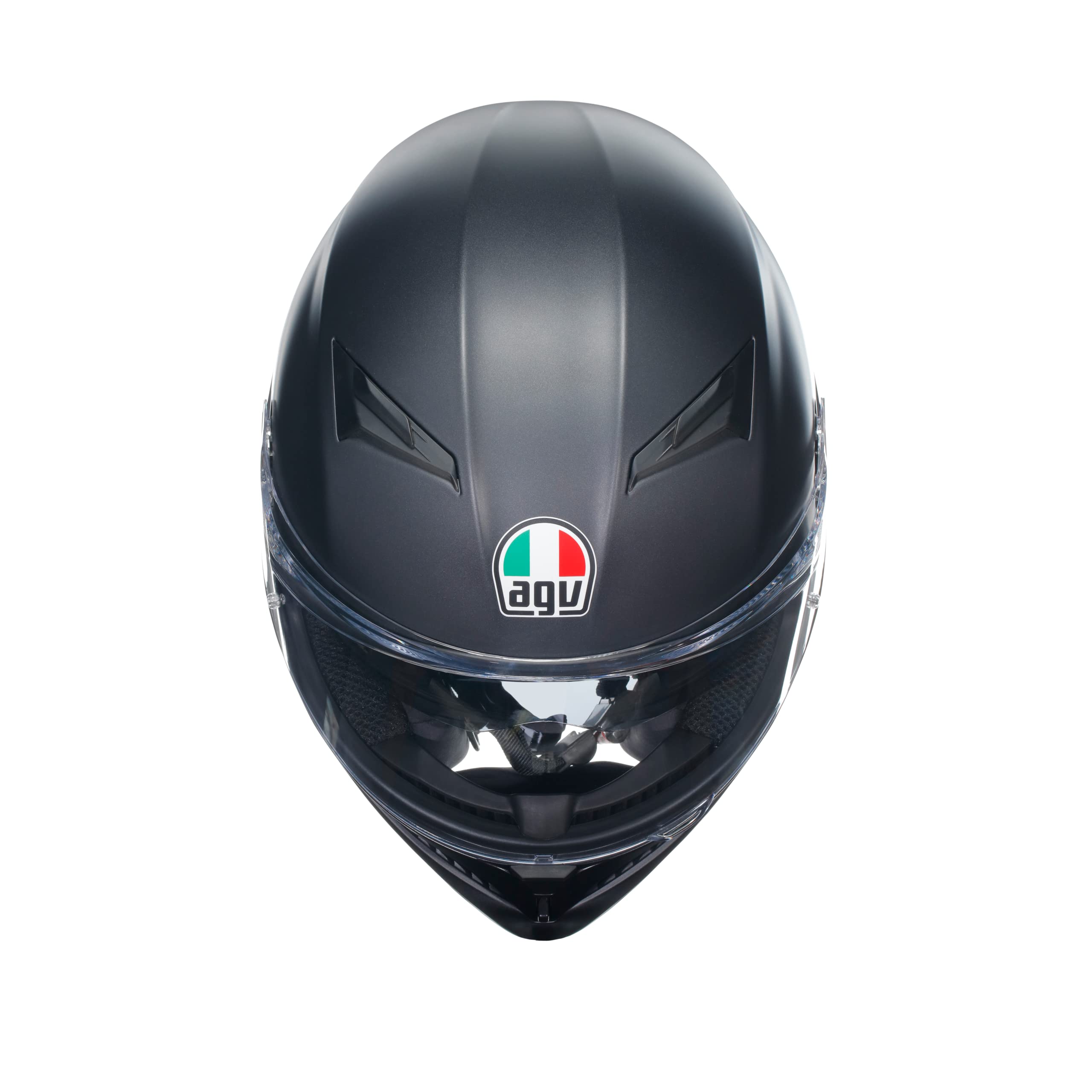 AGV K3 Full Face ECE 22.06 Motorcycle Helmet - Plain, Matt Black