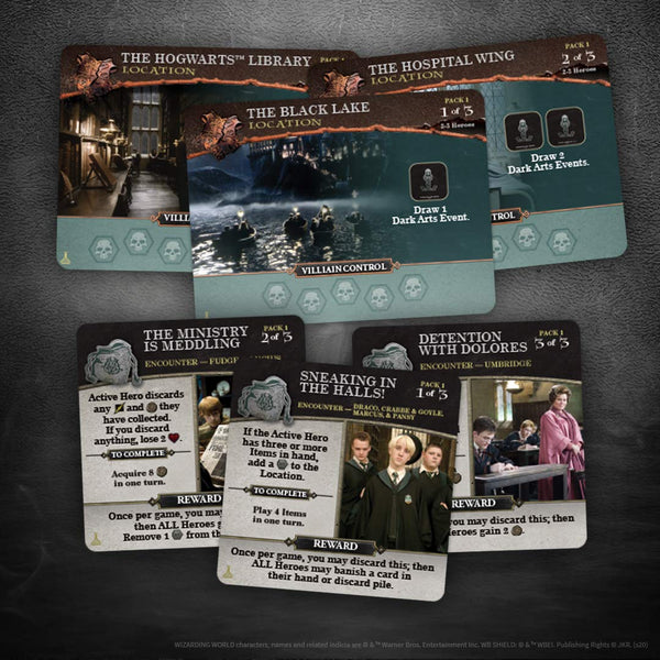 USAopoly, Harry Potter: Hogwarts Battle, Board Game, Ages 11+, 2-4 Players, 30-60 Minute Playing TIme