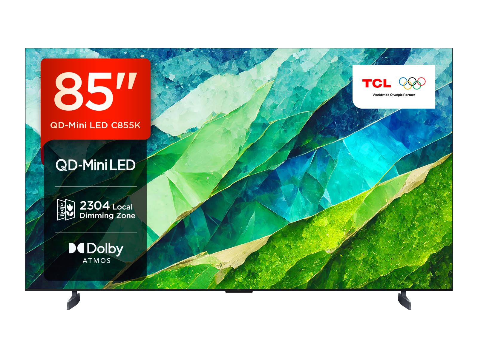 TCL 75Q6C-UK QD-Mini LED TV, 4K HDR Premium 1000nits, Smart TV Powered by Google TV (Dolby Vision IQ & Atmos, Onkyo 2.1 Sound System, 144Hz Motion Clarity Pro, 2025 New Model)