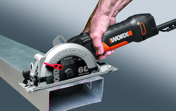 WORX WX439 500W 120mm Black and Orange Worx Saw Compact Circular Saw
