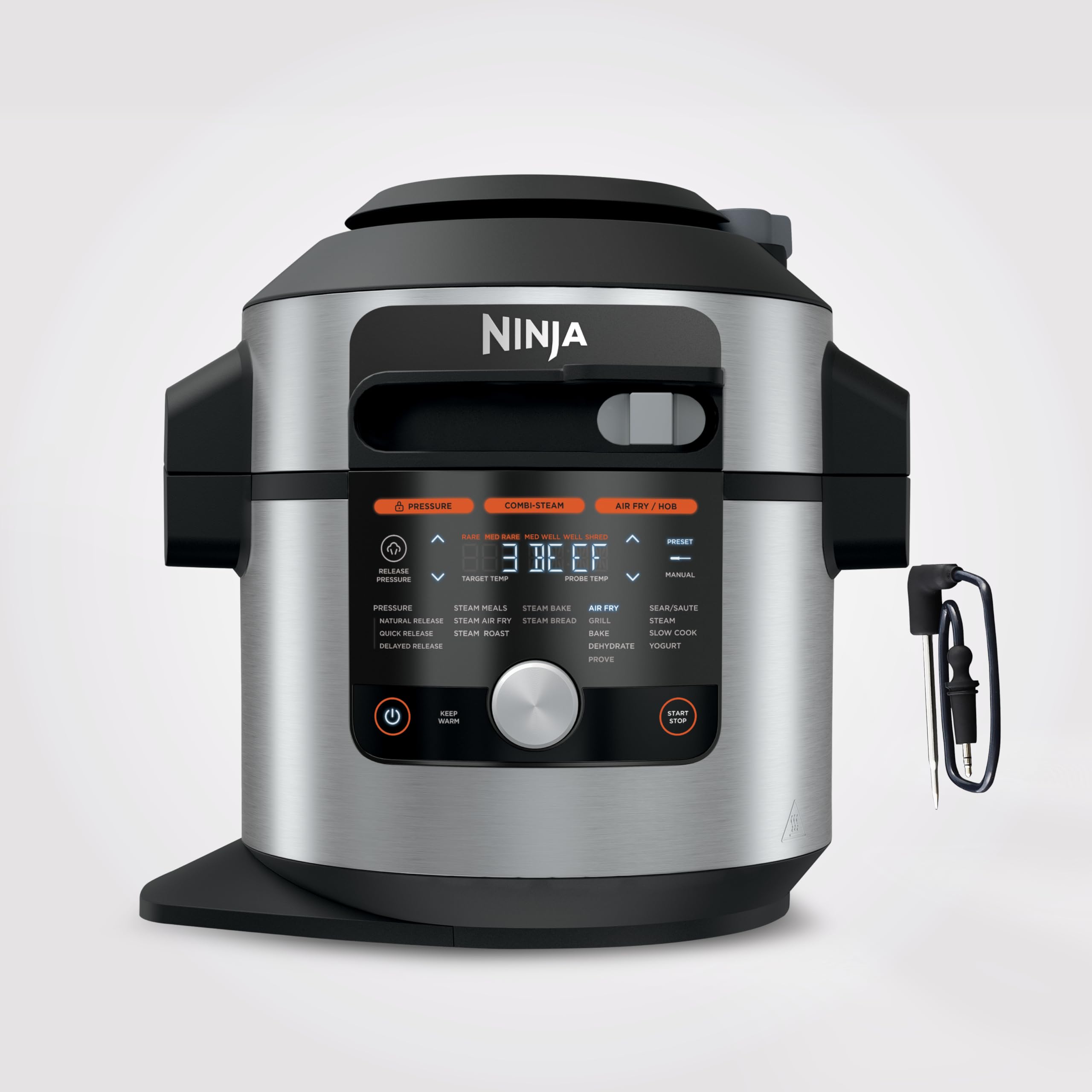 Ninja Foodi MAX 14-in-1 SmartLid Multi Cooker, 7.5L Electric Pressure Cooker & Air Fryer, Combi-Steam, Slow Cook, Bake, Grill, Copper/Black Amazon Exclusive OL650UKCP
