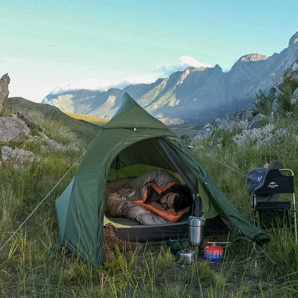 Naturehike Cloud up 1 Person Backpacking Tent Lightweight Camping Hiking Dome Tent for 1 Man