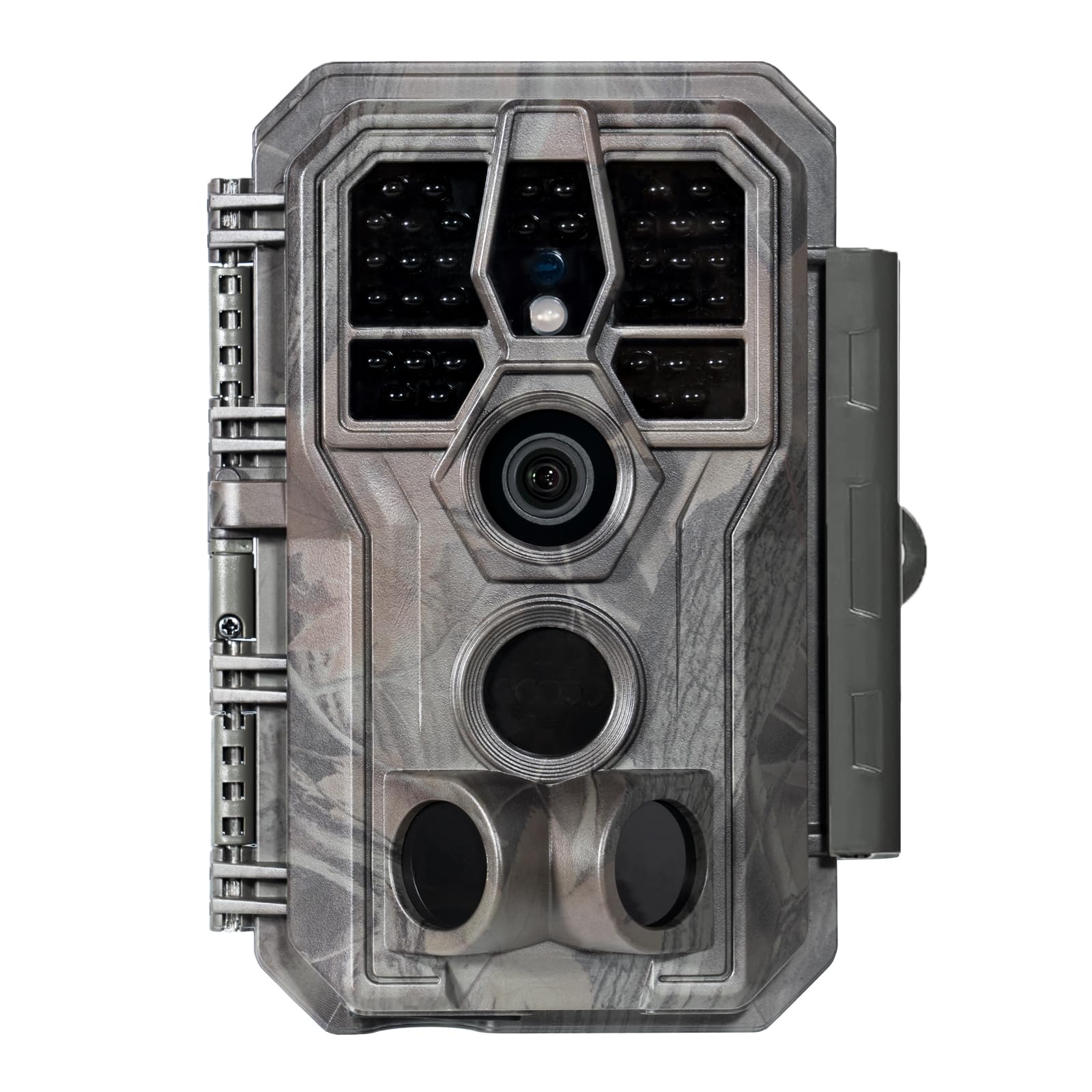 GardePro E5S Wildlife Camera, 64MP 1296p Trail Camera, H.264 Video, 100ft Night Vision, Ultra-fast 0.1s Motion Activated, Garden Camera Trap