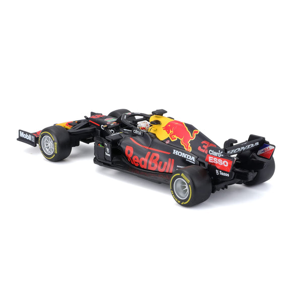 Bburago B18-38056V 1:43 F1 Aston Martin RED Bull Racing RB16B with Helmet Verstappen, Assorted Colours