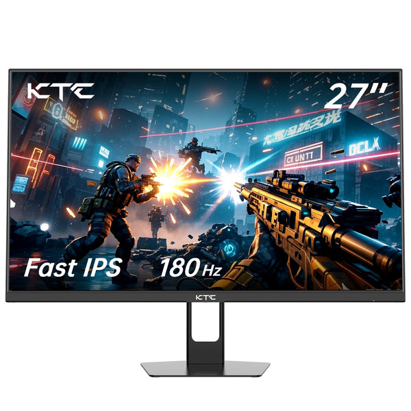 KTC Flat 32 Inch Monitor, QHD 1440P 2K@100Hz IPS Large Computer Monitor, Ultra Thin Bezels, Anti-Blue Light, HDR10, 103% sRGB, 86% DCI-P3, 350 Nits, 3ms MPRT, Adaptive Sync for Working and Gaming