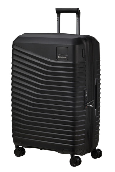 Samsonite Intuo - Spinner M, Expandable Suitcase, 69 cm, 79/87 l, Black (Black)
