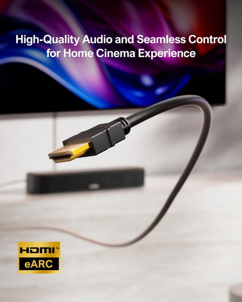 ULTIMEA 4.1ch Sound Bar for Smart TV with Subwoofer, App, Peak Power 200W, 2-in-1 Detachable Bluetooth 5.3 Soundbar, Bass Adjustable, 3 EQ Modes TV Sound Bar, ARC/Optical/Aux, Apollo S50 2025 Version