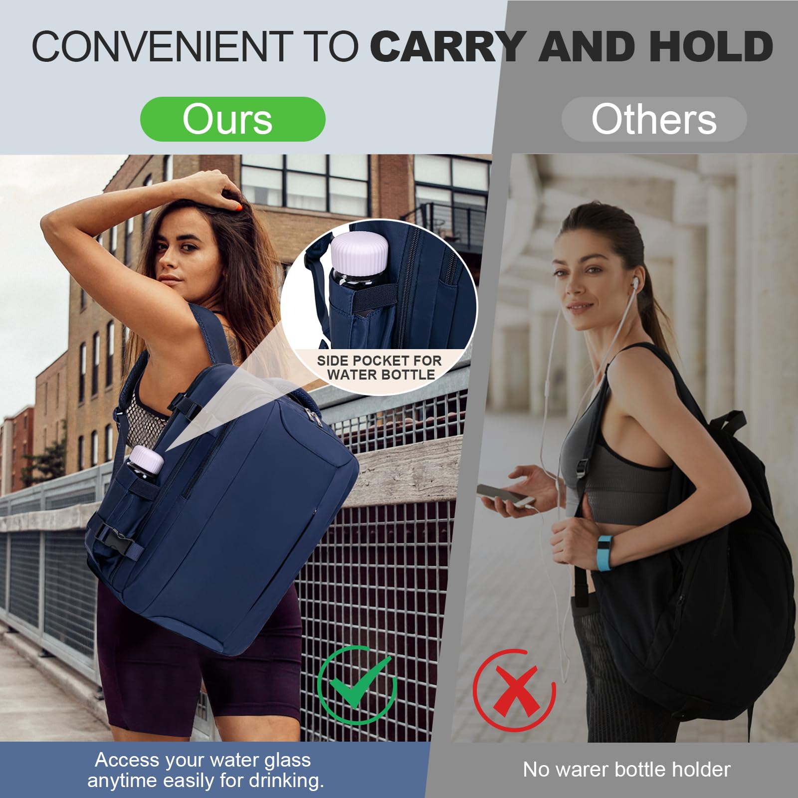 for Easyjet Cabin Bag 45x36x20, Travel Backpack with TSA Approved Clear Bag, Carry-ons Cabin Backpack for Travelling Underseat Cabin Bag Laptop Backpacks Luggage Set