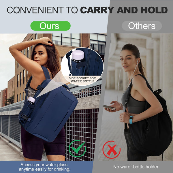 for Easyjet Cabin Bag 45x36x20, Travel Backpack with TSA Approved Clear Bag, Carry-ons Cabin Backpack for Travelling Underseat Cabin Bag Laptop Backpacks Luggage Set