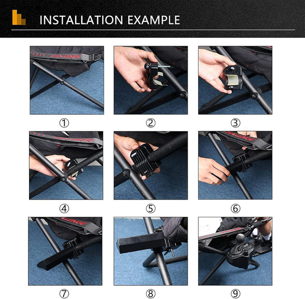 Right Shifter Mount Compatible with Logitech G25 G27 G29 G920 Gaming Racing Wheel, Shifter Bracket for Playseat Challenge Chair Accessories