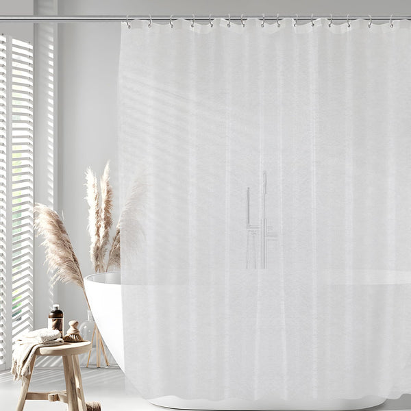 Aeici Shower Curtains Mould Proof Resistant Waterproof Shower Curtain for Bathroom Bath W200 X H200 cm