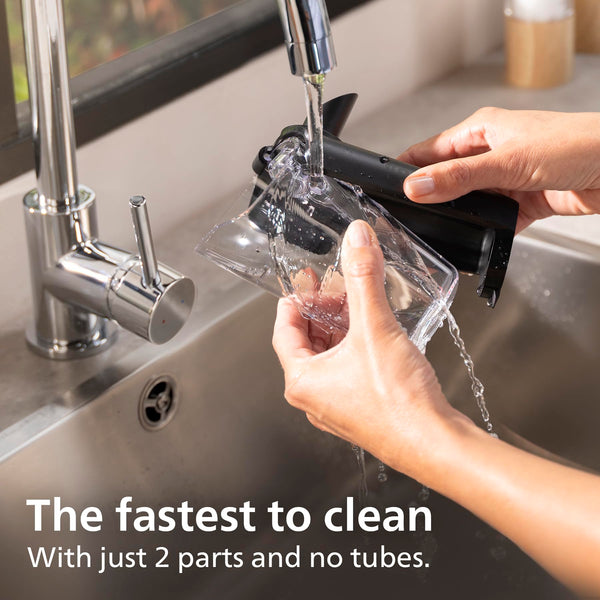 PHILIPS 5400 Series Bean to Cup Coffee Machine – 12 Coffee Varieties, LatteGo Milk Frother, Fastest-to-Clean, Ceramic Grinder, Fully Automatic Espresso & Cappuccino maker – Black, Silver (EP5446/70)