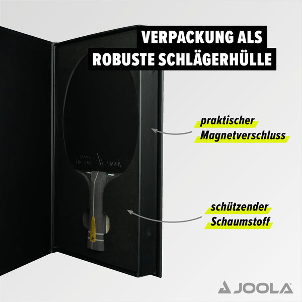 JOOLA Professional Infinity Carbon Table Tennis Bat ITTF Approved Competition Table Tennis Bat 29.5 x 18 x 3.5 cm Black