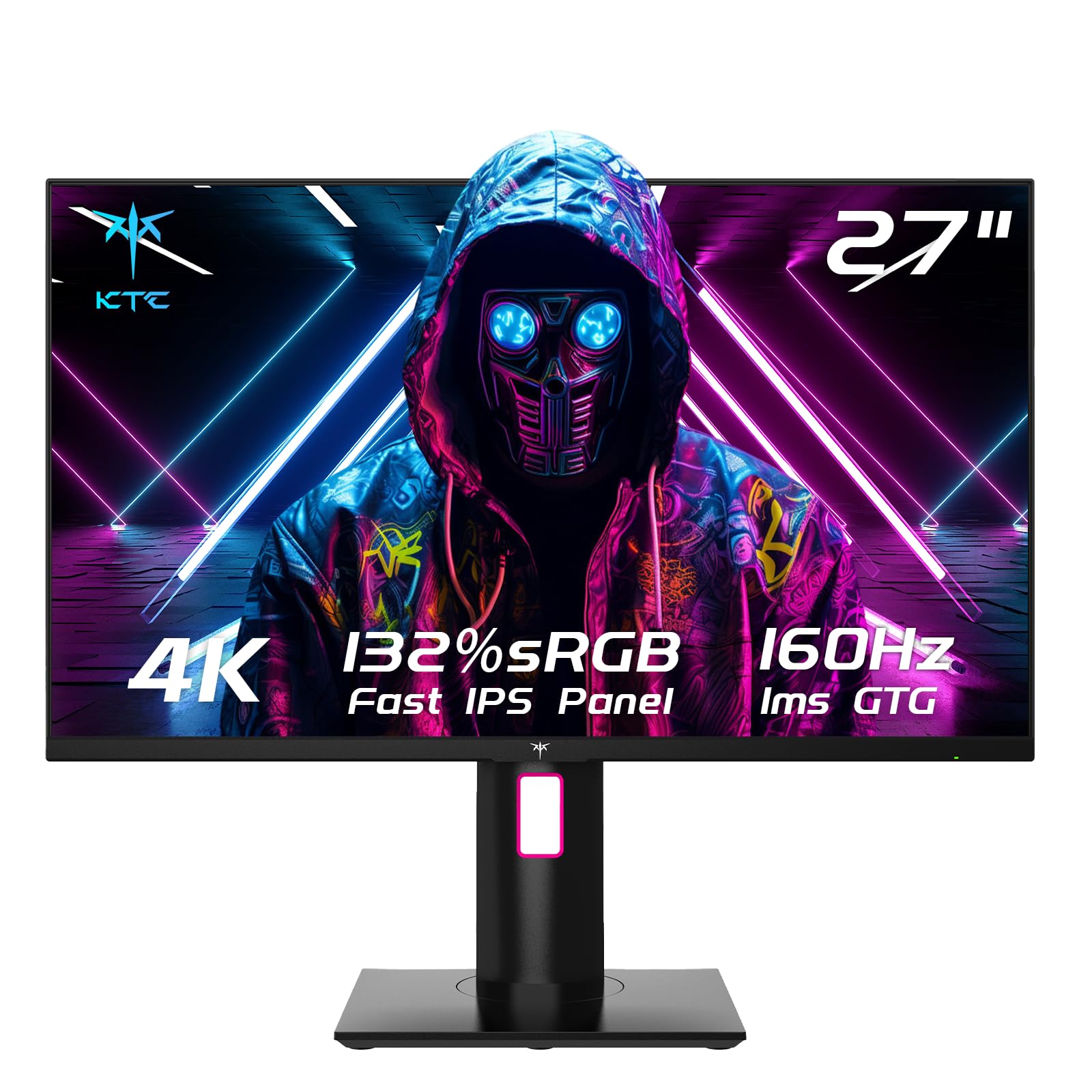 KTC Flat 32 Inch Monitor, QHD 1440P 2K@100Hz IPS Large Computer Monitor, Ultra Thin Bezels, Anti-Blue Light, HDR10, 103% sRGB, 86% DCI-P3, 350 Nits, 3ms MPRT, Adaptive Sync for Working and Gaming