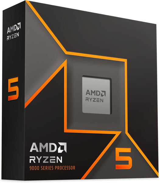 AMD Ryzensets 5 9600X Processor (radeon graphics included, 6 Cores/12 Threads, 65W TDP, Socket AM5, Cache 38MB, up to 5.4 GHz max boost Frequency, no cooler)