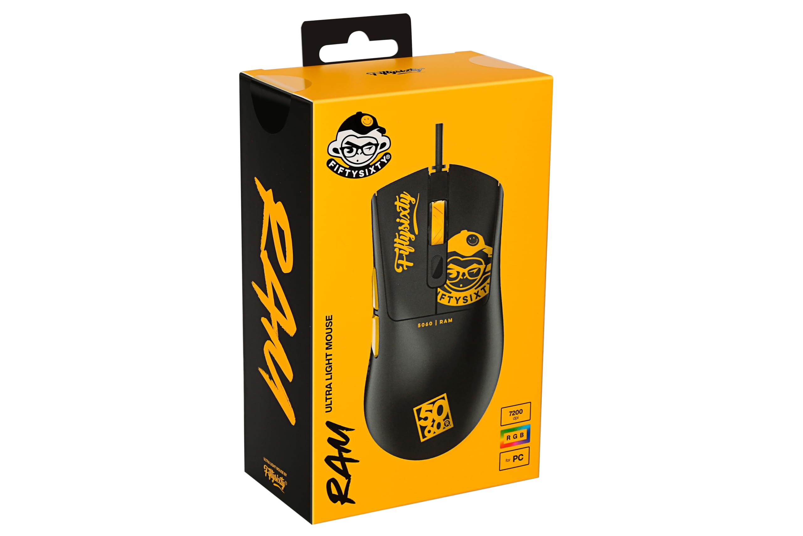 Venom FiftySixty RAM Ultra Light Gaming Mouse, Black