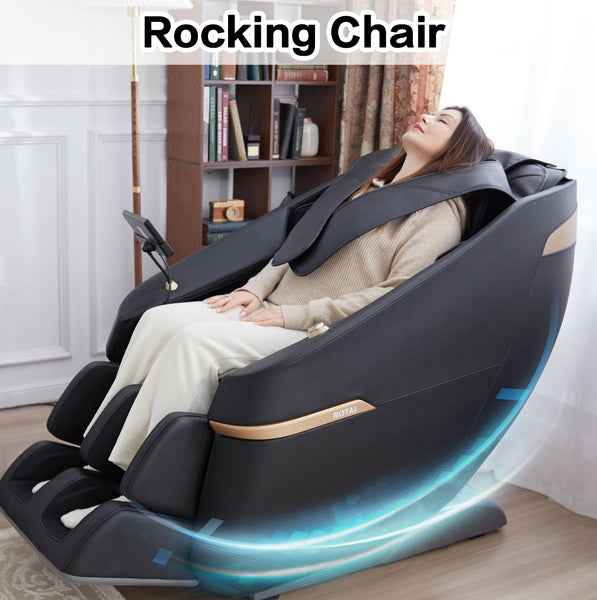 ROTAI Full Body Massage Chair,Zero Gravity Massage Chair for Home,Back Massagers for Pain Relief,Rocking Chair with Heat