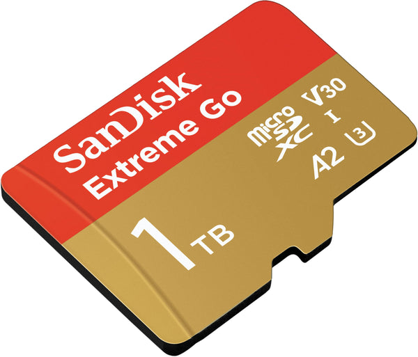 SanDisk 128GB Extreme microSDXC card +SD adapter, microSD card for smartphones, action cameras, drones, V30, up to 190 MB/s, SanDisk QuickFlow Technology, RescuePro Deluxe, UHS-I, 4k, V30, A2, U3