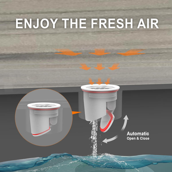 Ibergrif M42001-70 Linear Shower Drain 700mm, 2 in1 Double-sided Tile Insert Stainless Steel Invisible Bathroom Floor Drain Set with Odor Stop and