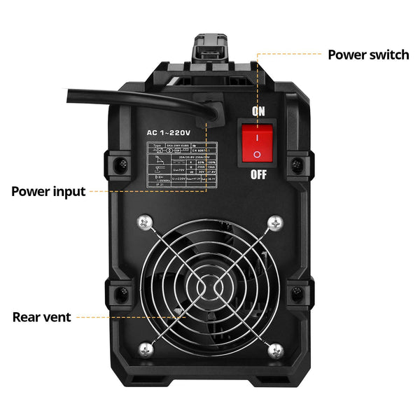 MIG Welder 135Amp: DEKO 220V Flux Core MIG/Lift TIG/Stick 3-in-1 Welding Machine IGBT Inverter Portable Kit with Welding Gun, Wire