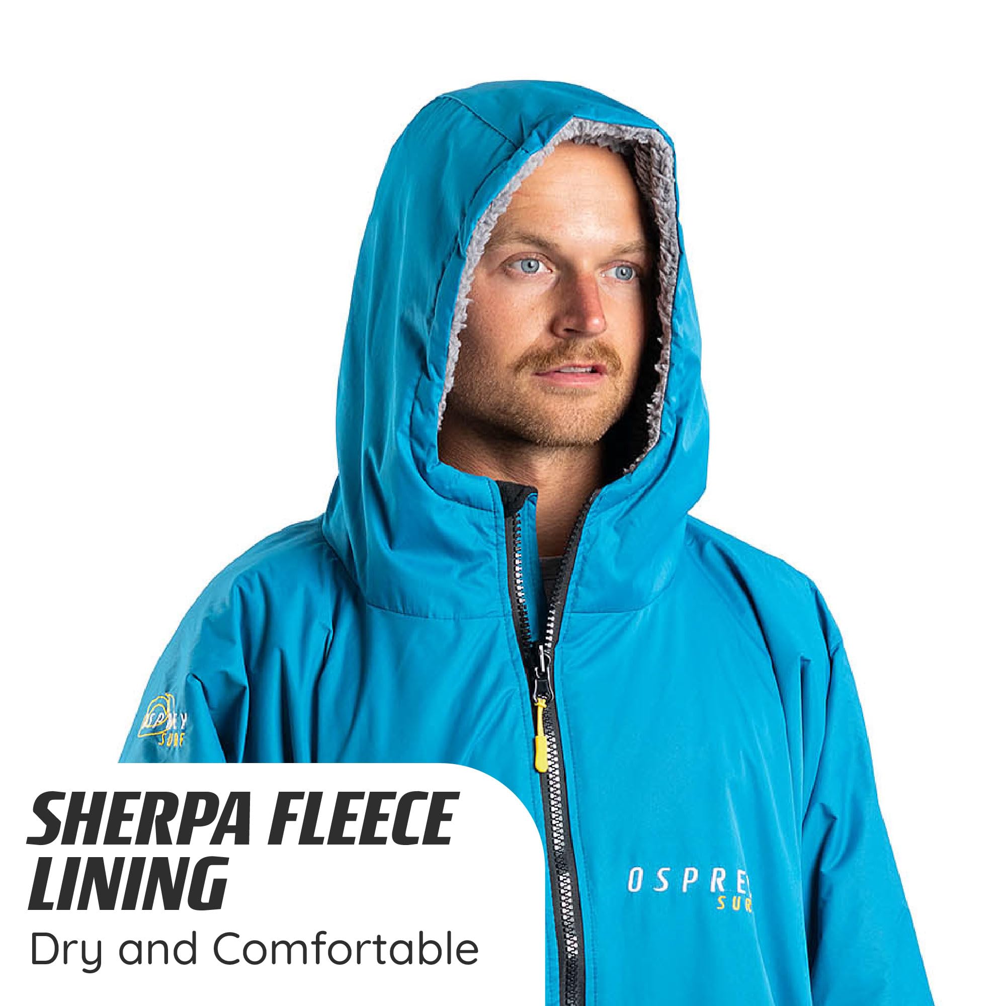 Osprey Changing Robe for Kids and Adults, Waterproof Changing Robe, Swimming and Beach Robe, Unisex, Multiple Colours