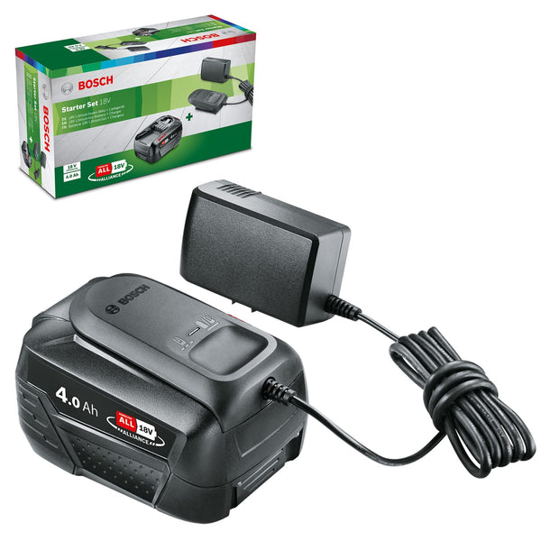 Bosch Battery pack PBA 18V 4.0Ah W-C (18 volt System, 4.0Ah, in Carton Packaging)
