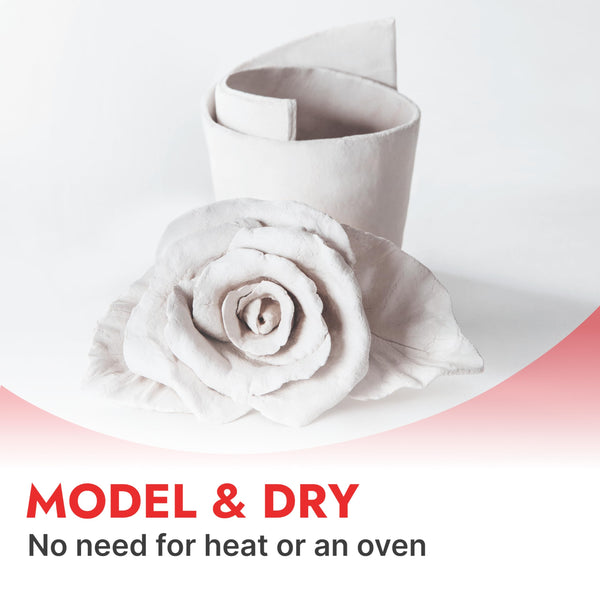 DAS Terracotta Air-Hardening 500g Modelling Clay, For Professionals & Hobbyists