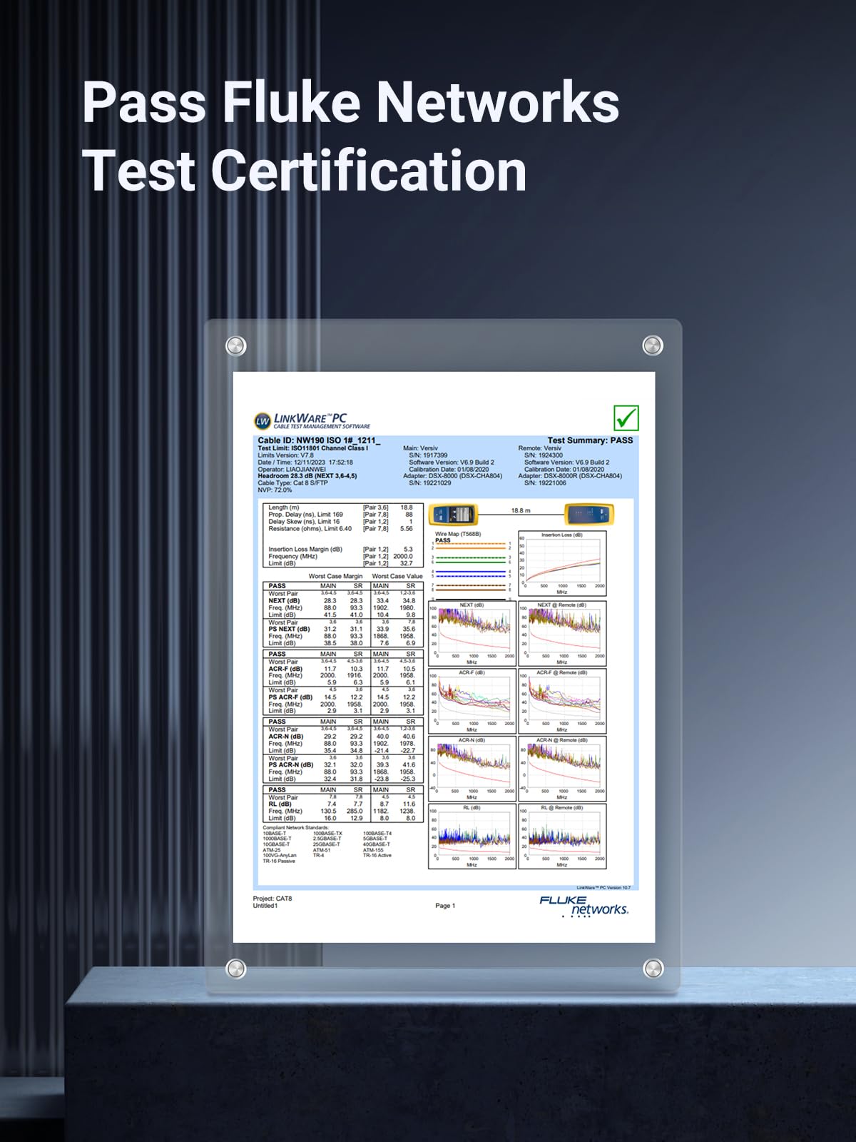 UGREEN Ethernet Cable 5M, Cat 8 Internet Cable Flat High-Speed 40Gbps 2000Mhz Network Cable, Gigabit Braided RJ45 LAN Cable Patch Cord Compatible for PC/Laptop, PS5, Xbox, Modem, Router, Switch, TV