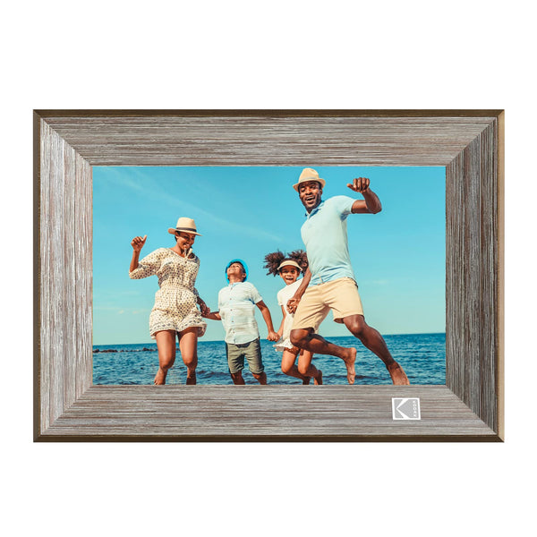 KODAK Digital Photo Frame WiFi Digital Picture Frame 10.1 Inches, FHD 1920*1200 IPS Touchscreen, Wooden Smart Electronic Frame with 32GB Memory, Easy to Share Photo, Video via APP with Your Loved Ones