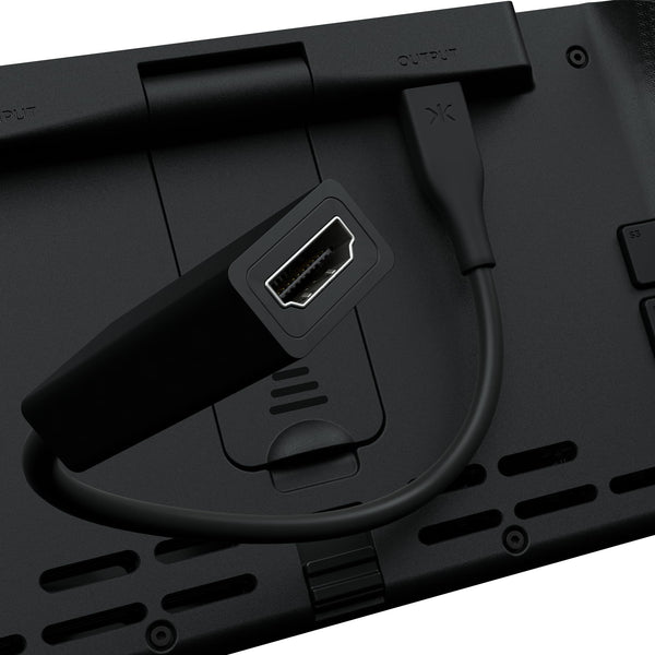 CRKD Nitro Deck+ Handheld Pro Controller for Nintendo Switch & OLED Model - TV Dockable - Programmable Sidekicks & Back Buttons - TruCollection System (Rocket League Gold Edition)