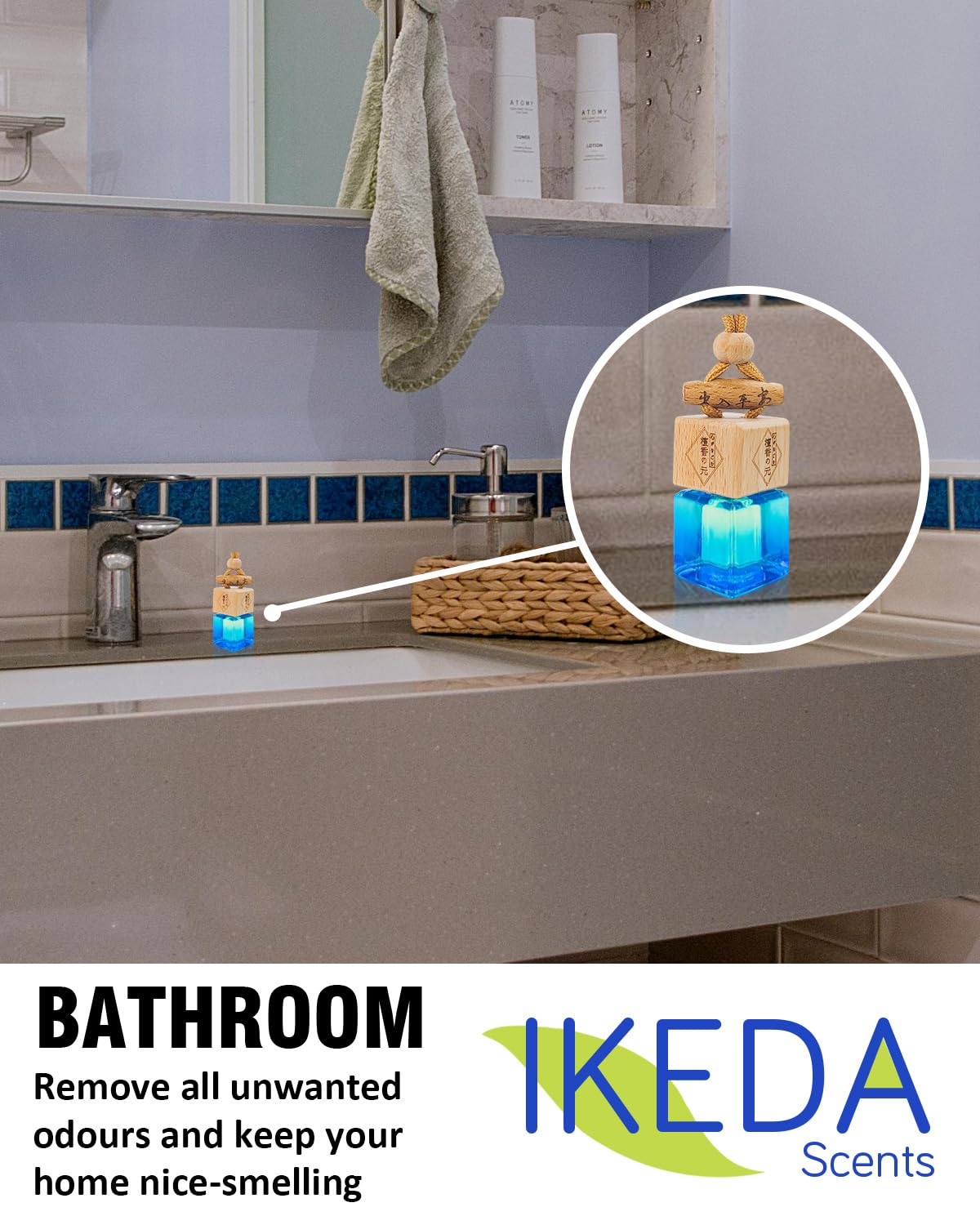 Car Air Fresheners for Men | Air Fresheners with Odour Eliminator Technology | Long Lasting Fragrance Car Accessories for Men | Strong Scents Perfume Diffusers (10ml Dark Night)