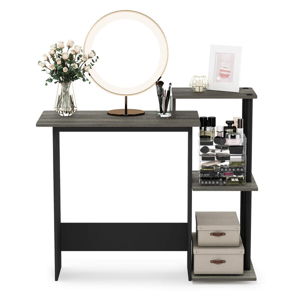 Furinno Efficient Home Laptop Notebook Computer Desk, Study Desk, Writing Desk, French Oak/Black