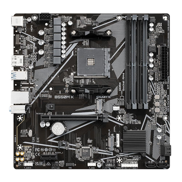 Gigabyte B550 AORUS ELITE V2 Motherboard - Supports AMD Ryzen 5000 Series AM4 CPUs, 12+2 Phases Digital Twin Power Design, up to 4733MHz DDR4 (OC), 2xPCIe 3.0 M.2, 2.5GbE LAN, USB 3.2 Gen1