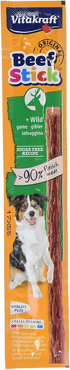 Dog Beefstick with Game 12 g (Pack of 50)