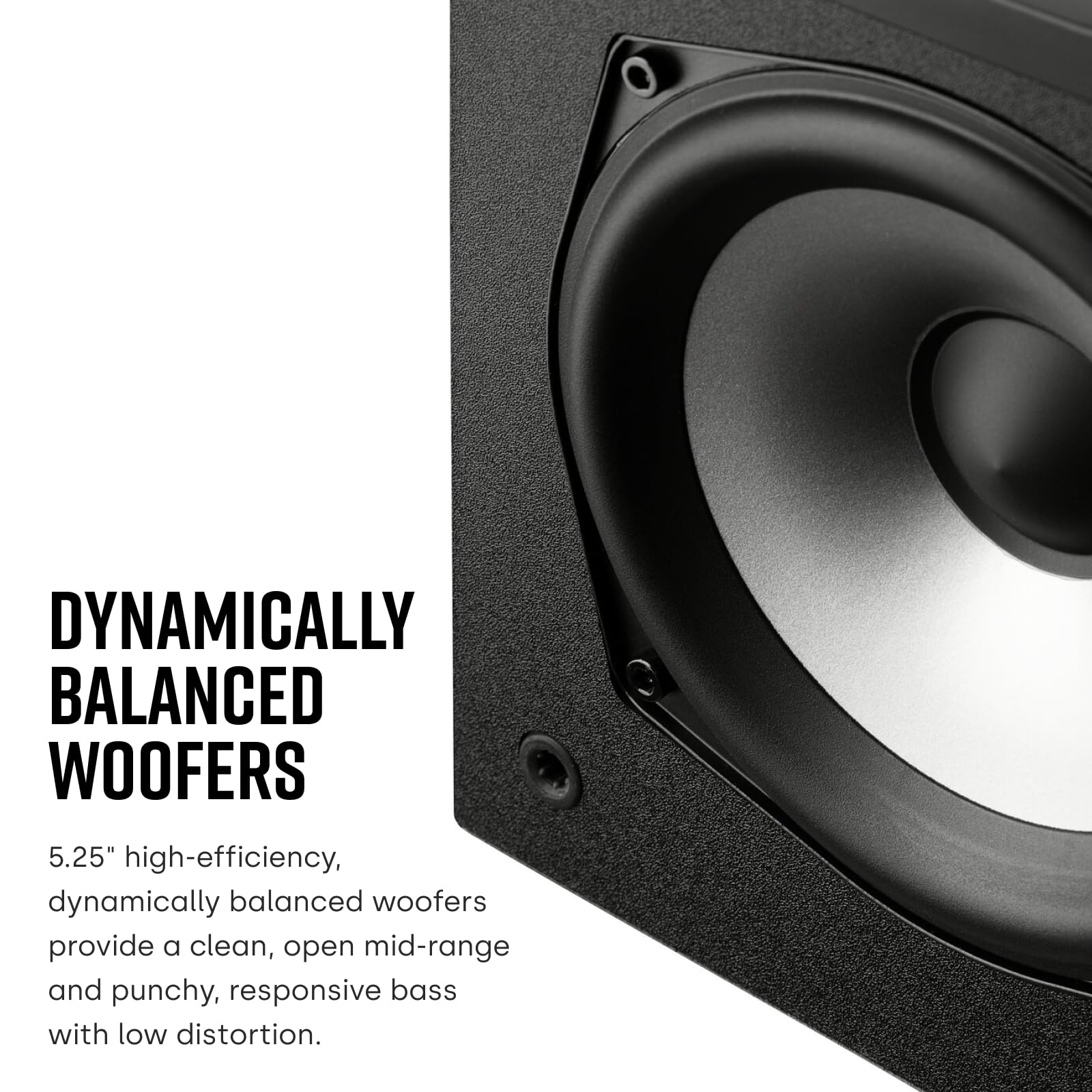 Polk Audio Polk Monitor MXT60 Compact Tower Speaker, HiFi and Home Cinema Speaker, Hi-Res Certified, Dolby Atmos and DTS:X Compatible (1 piece)