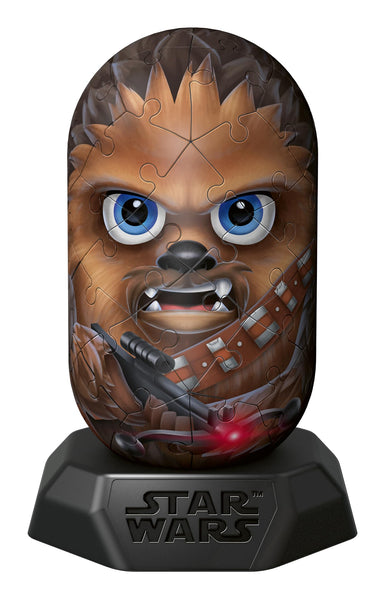 Ravensburger Star Wars Hylkies Figures Chewbacca Gifts for Kids and Adults Age 6 Years Up - Collectable Toys and 3D Jigsaw Puzzles