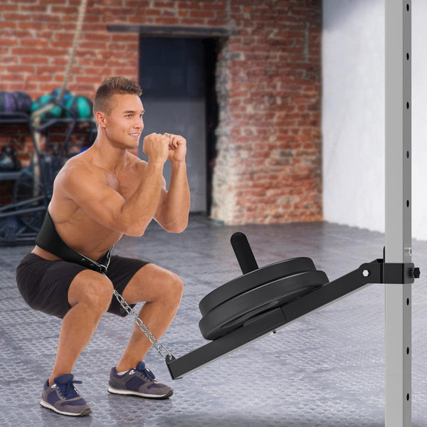 Kipika Belt Squat Lever Arm Attachment for 2" x 2" Square Tube Power Cages with 1'' Hole - Landmine Attachment for Strength Training - Compatible with