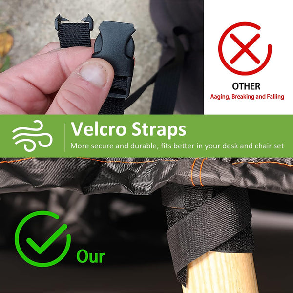 Enzeno l shaped garden sofa covers waterproof,420D Oxford Fabric outdoor sofa cover, Rattan Corner Furniture Cover with Waterproof Tape (210x140x75cm)