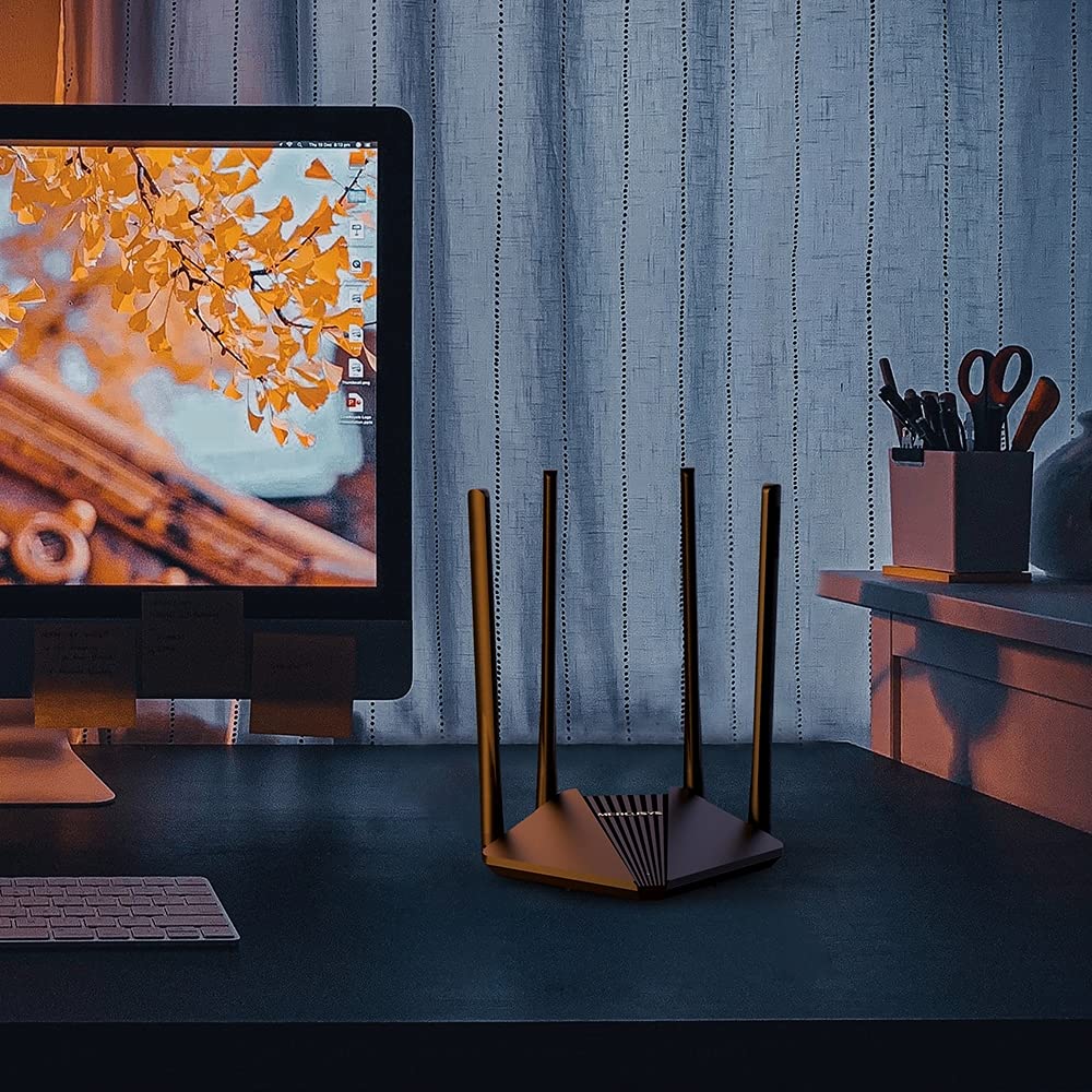 MERCUSYS MR80X Router WiFi 6 AX3000Mbps, Gigabit Ethernet Ports, TP-Link WiFi Router, 4 High-Gain Antennas, Easy Setup, Internet Booster Routers, WiFi Booster, Power Saving, App Control