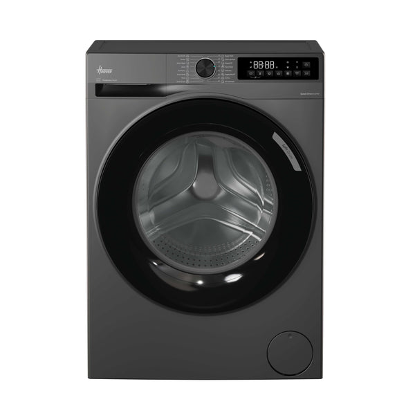 Hoover H-WASH 350 9kg Freestanding Washing Machine, 1400 RPM, A Rated, ECO-Power Inverter Motor, hOn App, 60 Programmes, Eco Doser, Power Care System, Graphite, 60x54x85 cm - H3WPS496TAMBR680