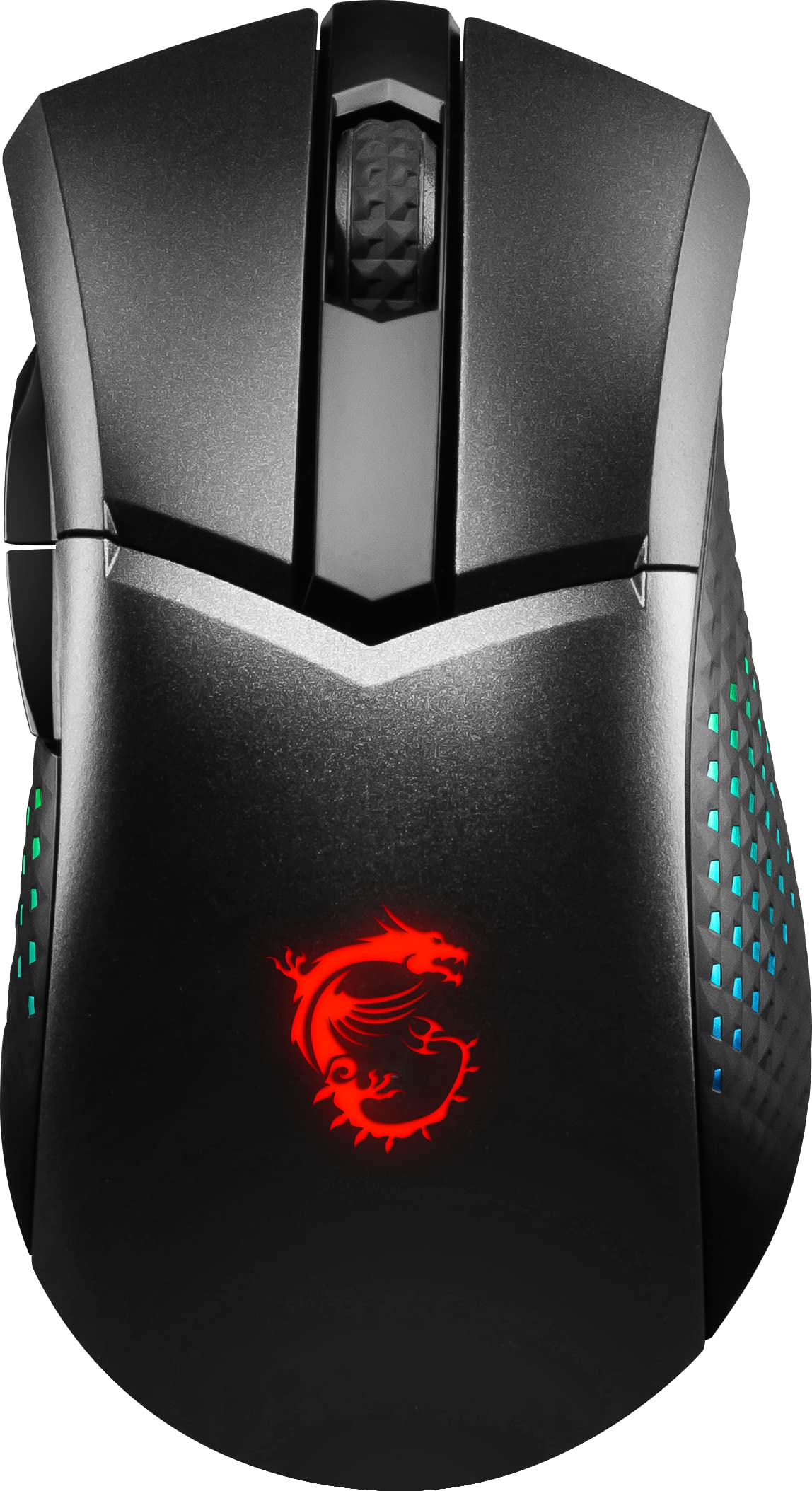 MSI CLUTCH GM51 LIGHTWEIGHT Gaming Mouse - 26000 DPI Optical Sensor, Elite 0.125ms Latency, 60M+ Click OMRON Switches, 6-Buttons, FriXionFree Cable, RGB Diamond LightGrips, 75g - Wired
