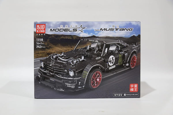 Mould King 13108N MOC Mustang Car Building Kits, 1:8 Scale Super Car Model Block Sets, Race Car Model Set, Adult Collectible Kits to Build, Boy Toys for Birthday Gifts (2943 Pieces)