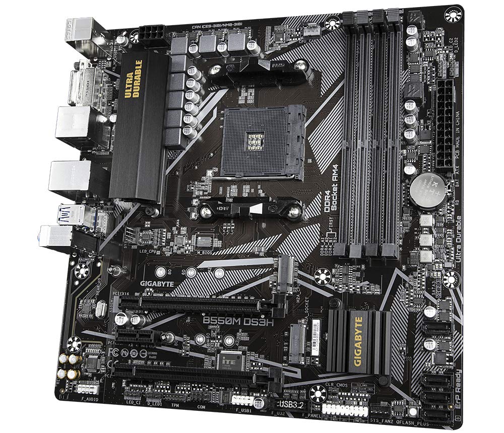 Gigabyte B550 AORUS ELITE V2 Motherboard - Supports AMD Ryzen 5000 Series AM4 CPUs, 12+2 Phases Digital Twin Power Design, up to 4733MHz DDR4 (OC), 2xPCIe 3.0 M.2, 2.5GbE LAN, USB 3.2 Gen1