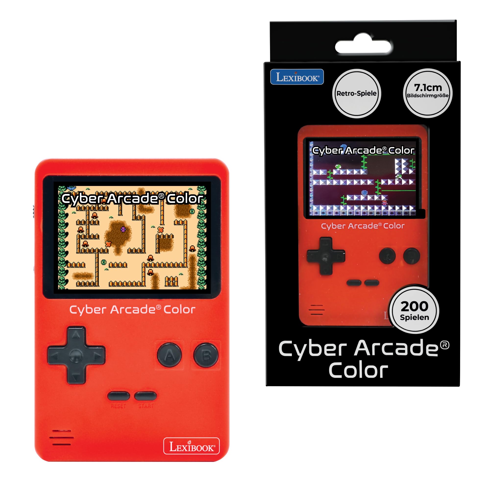 Lexibook, Power Cyber Arcade®, 300 Games Portable Game Console, JL3000