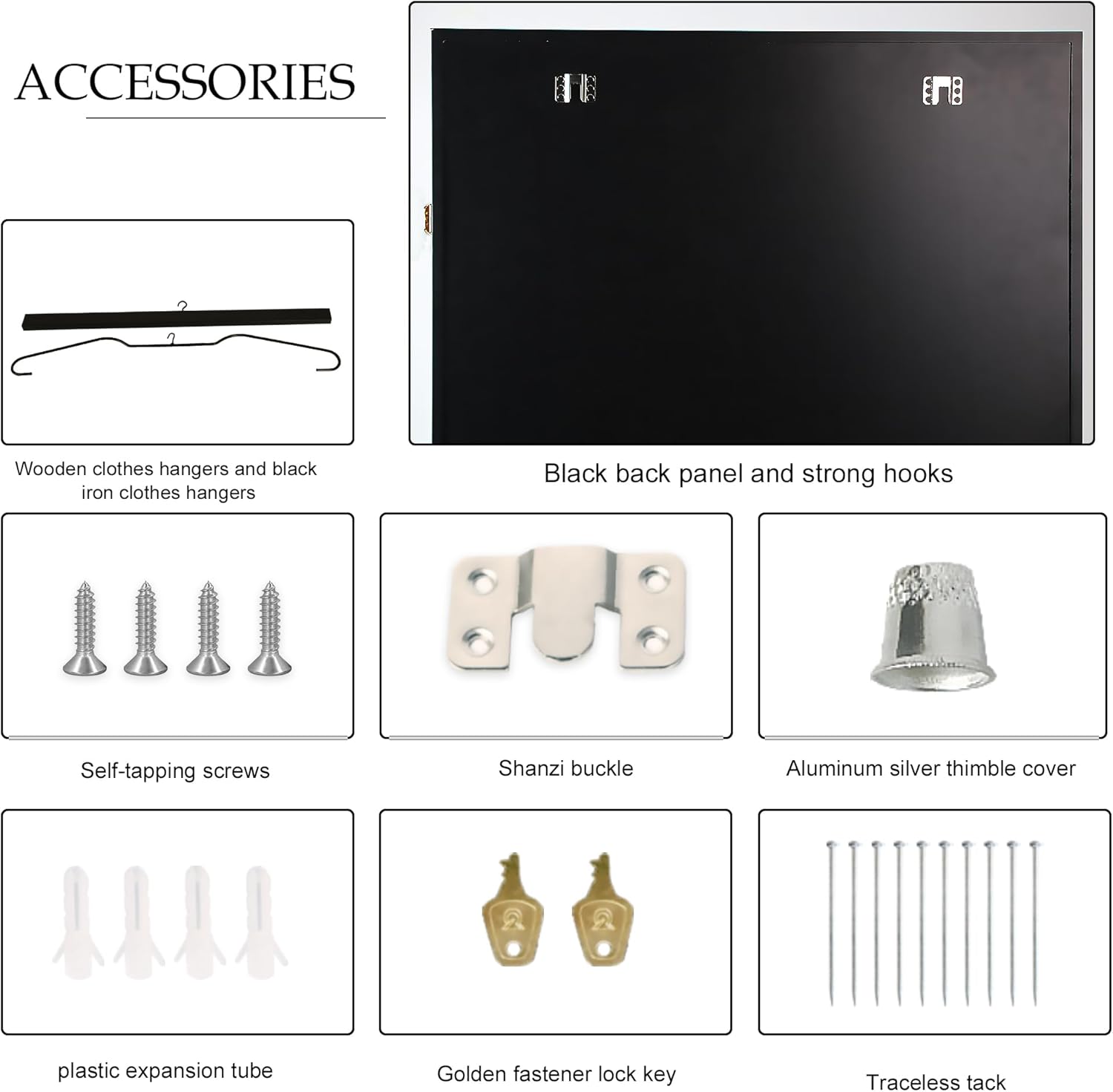 Tinkeps Football Shirt Frame Display - Engineered Wood and Acrylic, Football Shirt Frame Kit Adult Standard Sports Shirt, Rugby Shirt, Band T-shirt, Black