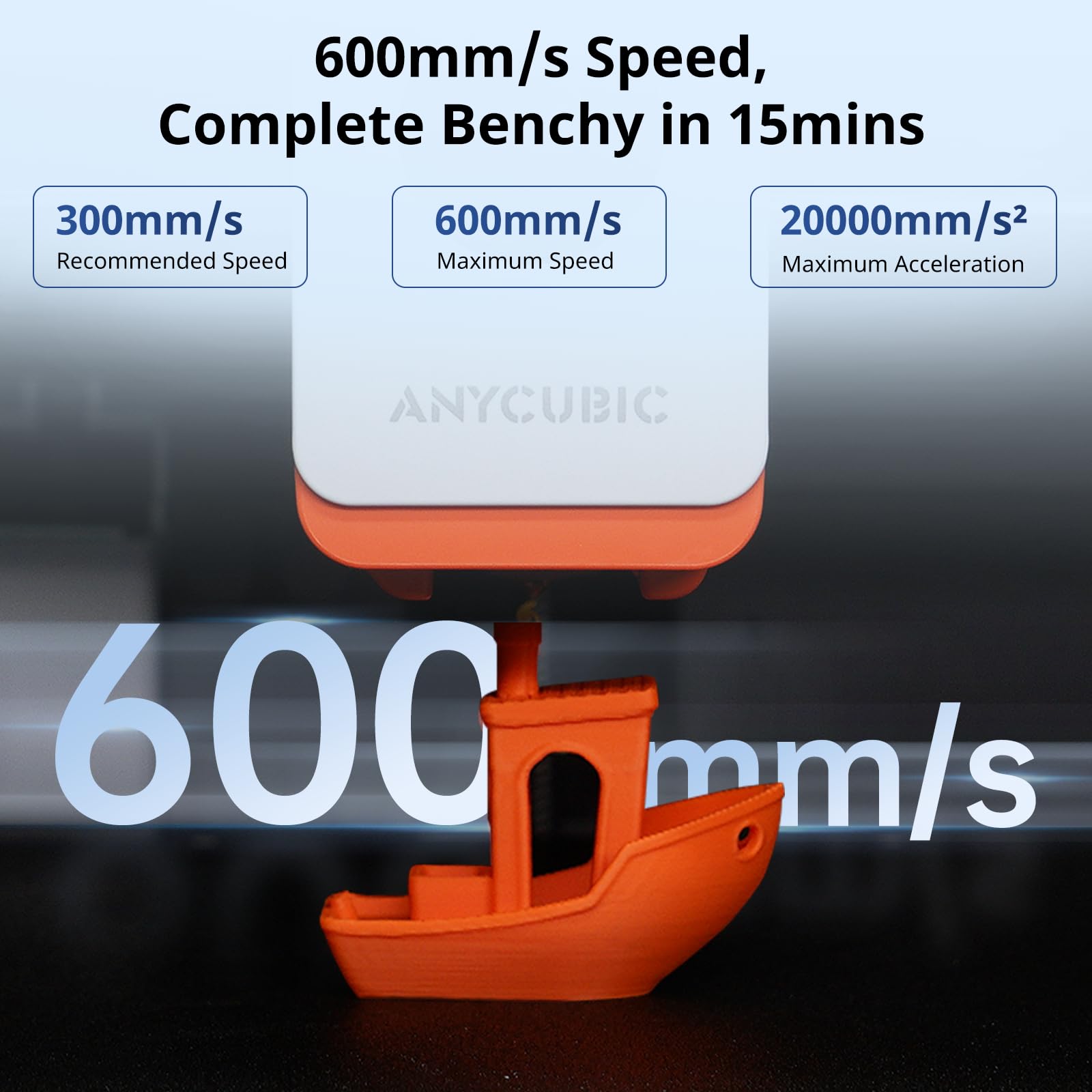 ANYCUBIC Kobra 3 V2 Combo 3D Printer, 600mm/s Fast Printing FDM 3D Printer, Multicolor Printing Up to 8 Colors, Active Drying, Upgraded Auto-leveling, Print Size 255x255x260mm, Realize Smooth Printing