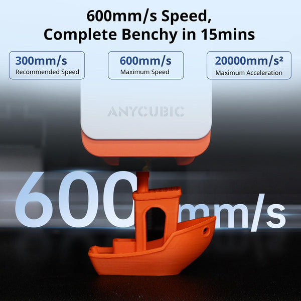 ANYCUBIC Kobra 3 V2 Combo 3D Printer, 600mm/s Fast Printing FDM 3D Printer, Multicolor Printing Up to 8 Colors, Active Drying, Upgraded Auto-leveling, Print Size 255x255x260mm, Realize Smooth Printing