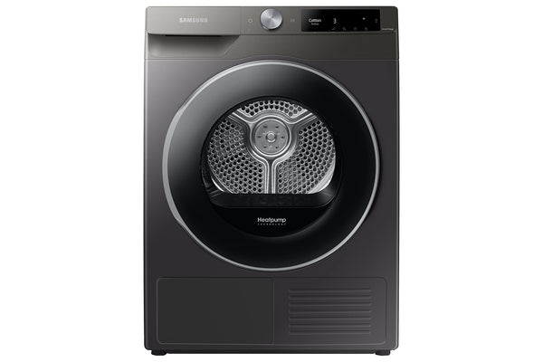 Samsung Series 6 DV90T6240LH/S1 with OptimalDry™, Freestanding Heat Pump Tumble Dryer, 9 kg, White, A+++ Rated