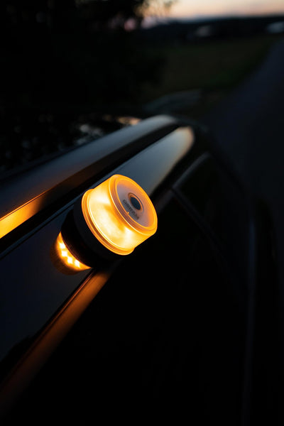 OSRAM LEDSL102 Ledguardian Road Flare Sign V16 Emergency Light for Cars, Breakdown Light, Car Emergency Beacon, Round Safety Warning Light for Vehicles and Motorcycles